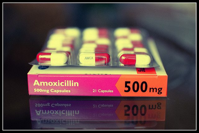 أموكسيسيللين مضاد الالتهاب البكتيري مضاد حيوي كبسولة